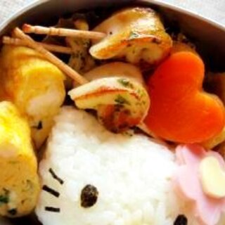 お弁当に！焼きそばみたいな味のぐるっとちくわ